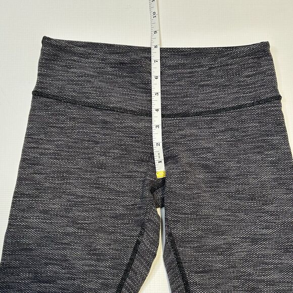 Lululemon Wunder Under Crop Leggings Size 6 Coco Pique Black White/Black READ - Picture 9 of 12